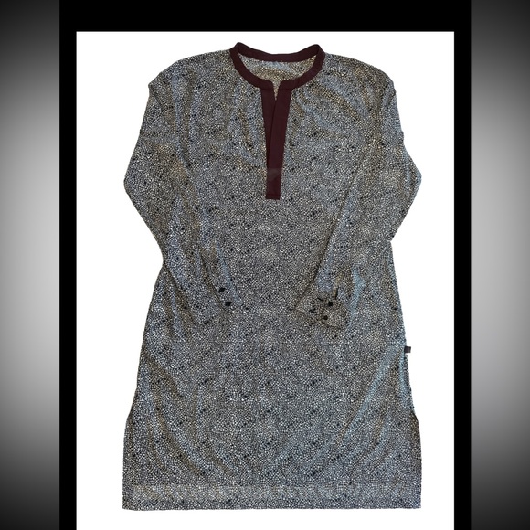 Lululemon Women’s Dress Sz Med Effortless Plush Petal  Bordeaux Athleisure EUC - Picture 4 of 10